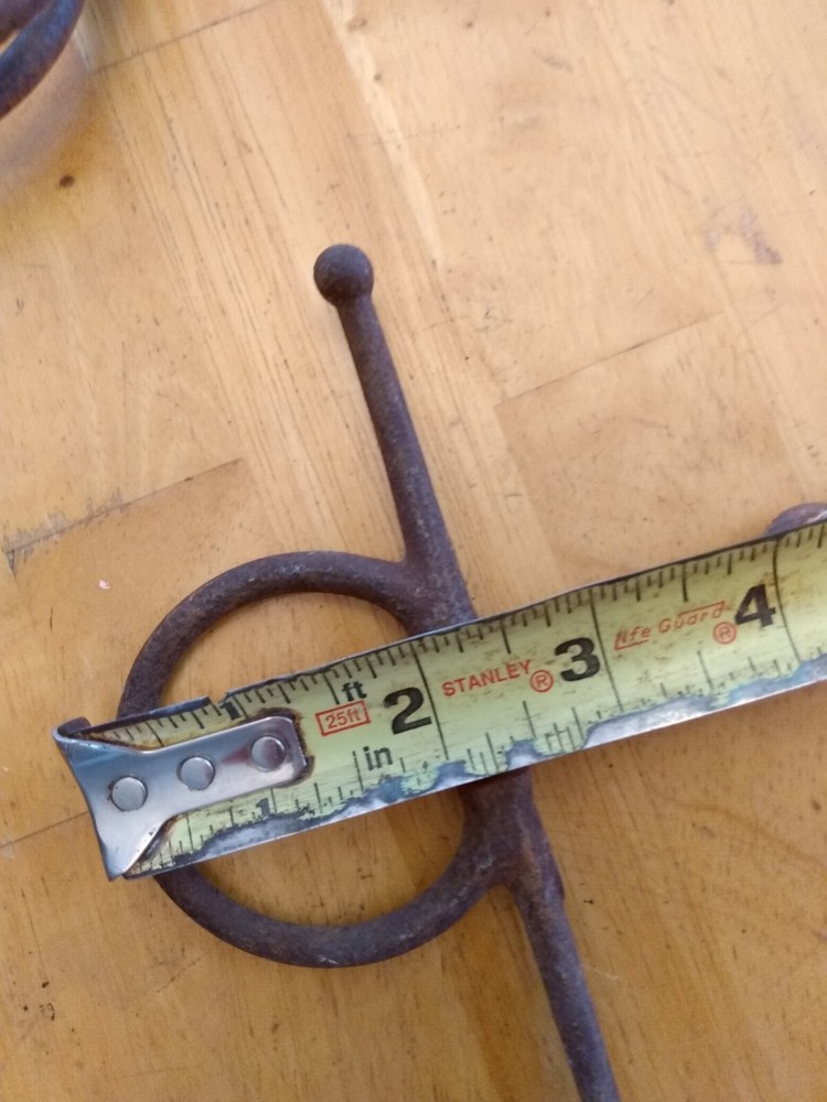 2 Vintage Twisted Wire Horse Bits