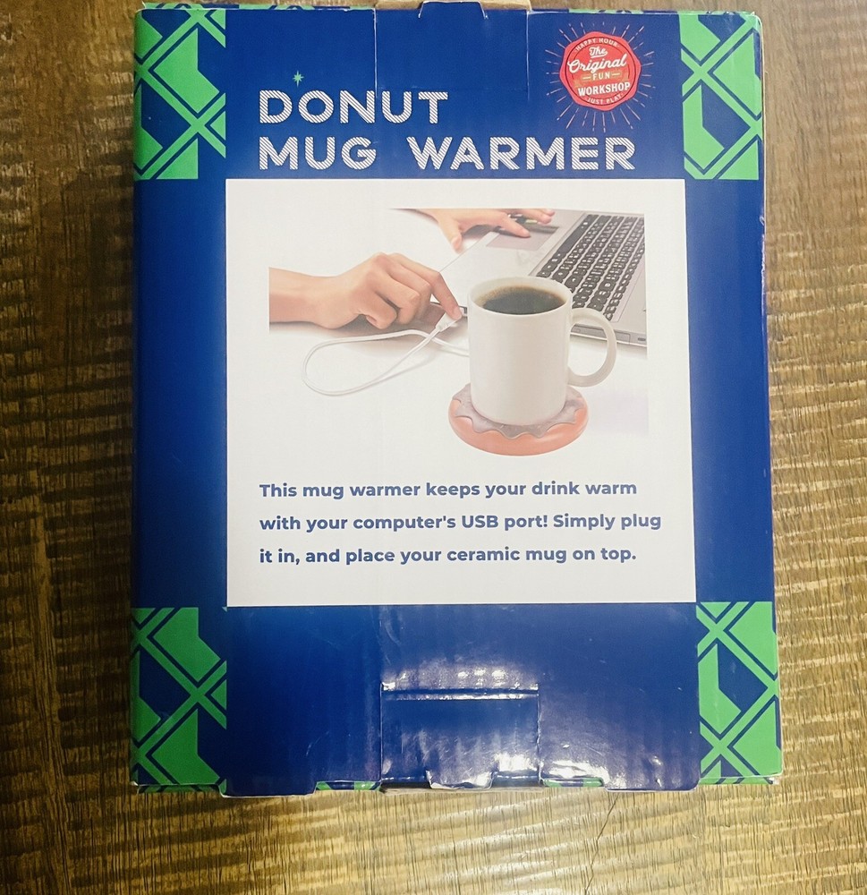 Donut Mug Warmer Laptop / USB Enabled by Samsonico NEW!
