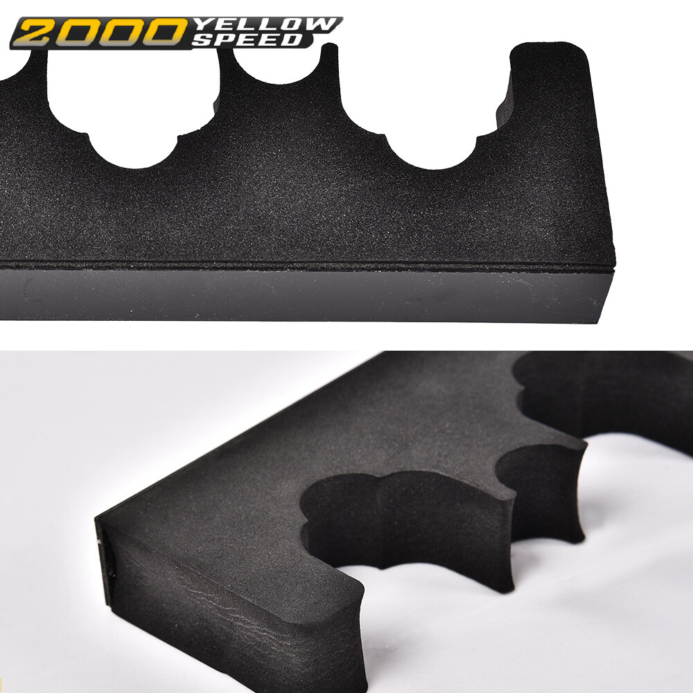 2PCS Storage Hook Cabinet Mount Holder Black