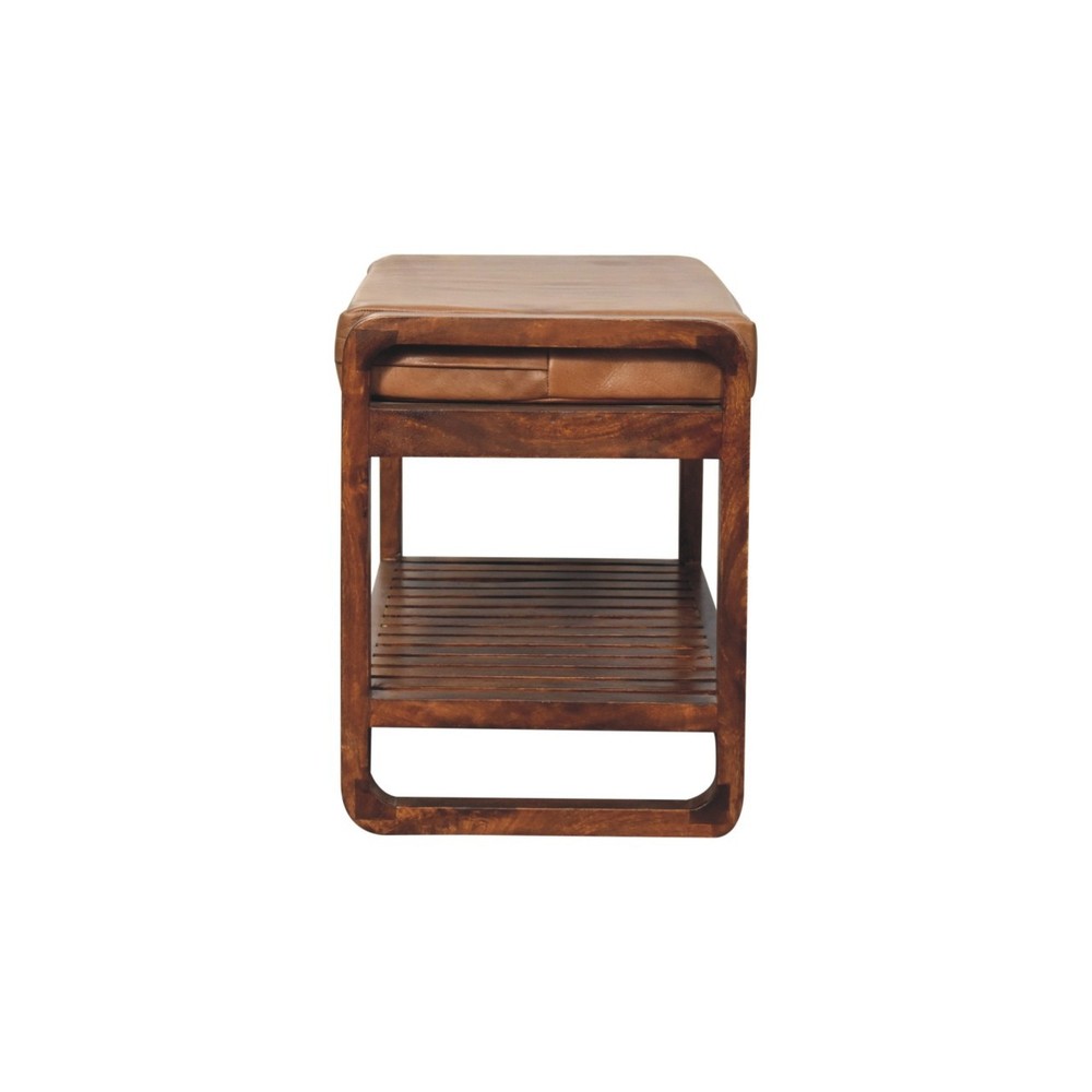 Solid Wood Entryway Bench