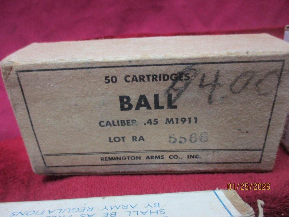 6 Vintage USGI Ammo Boxes, Mixed-Lot, Ammo Boxes, (Empty)