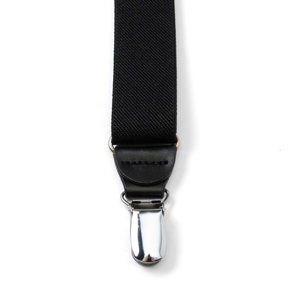 Black H-Back Formal Suspenders