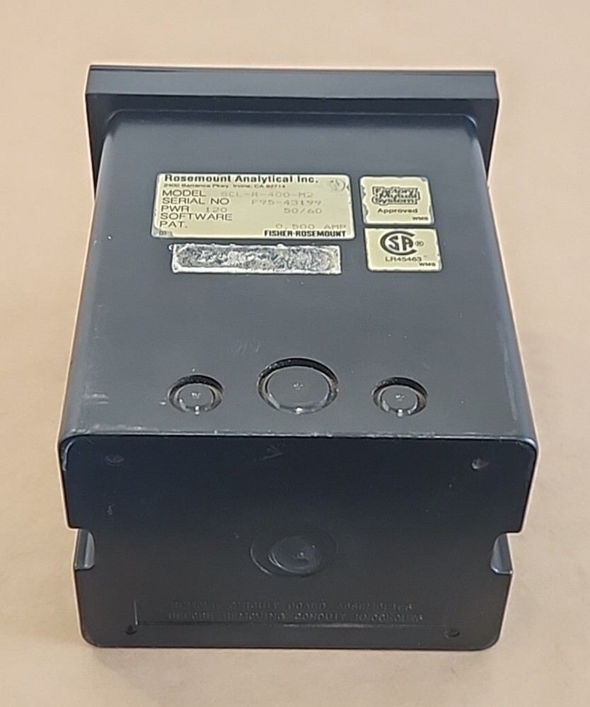 *PREOWNED* Rosemount Analytical SCL-R-400-M2 Solu Comp Analyzer 120V + Warranty!