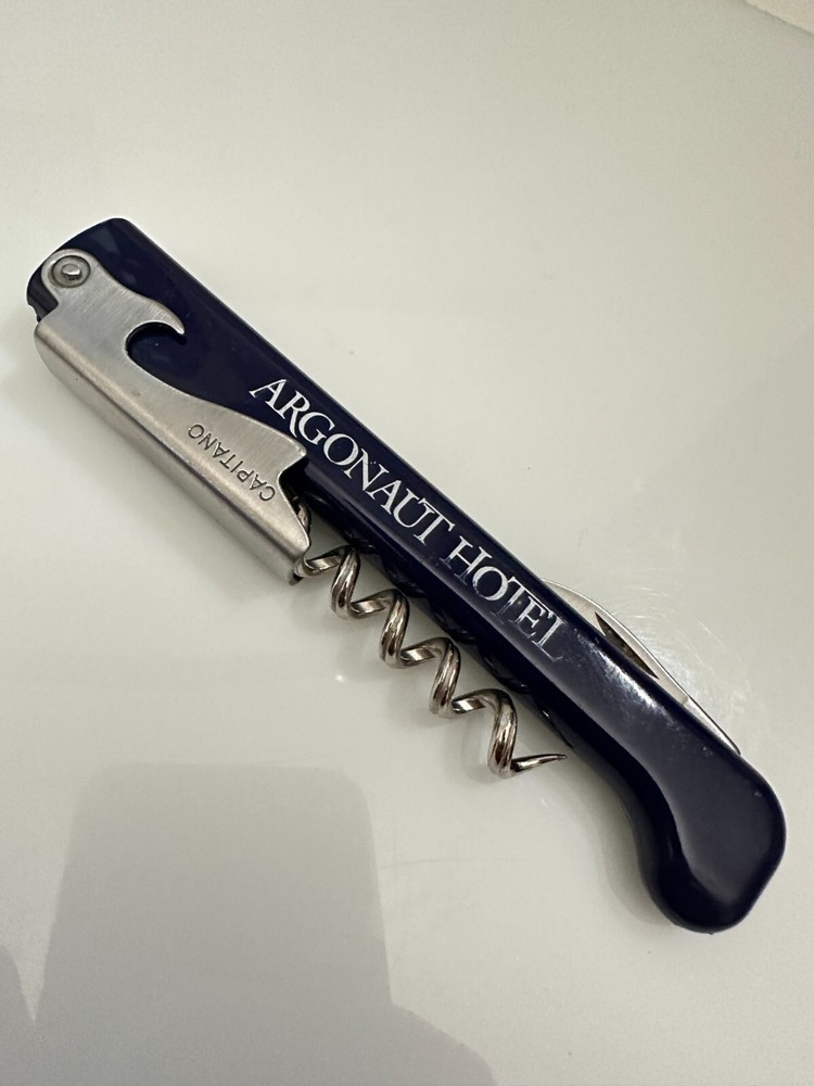 Capitano ARGONAUT HOTEL Waiters Corkscrew Wine Key Opener