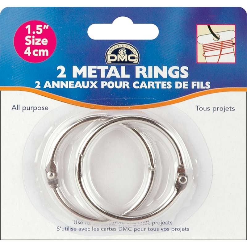 Metal Rings 1.5" 2/Pkg