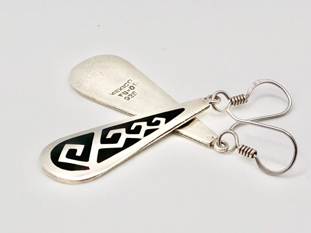 Sterling Silver Mexico Dangle Earrings