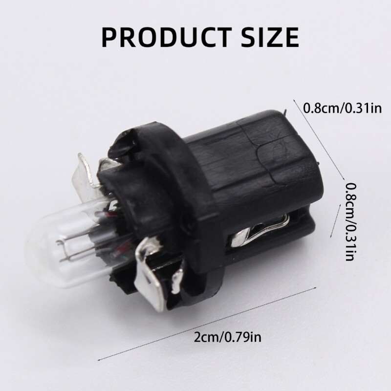 For Car Dashboard PCB Instrument Panel Light Bulbs With Holder Base Socket 10pcs