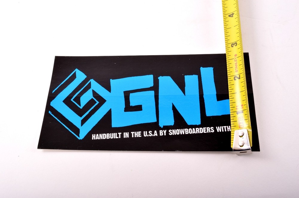 GNU SNOWBOARDING STICKER $4 Black Blue Snowboarding Decorative Sticker