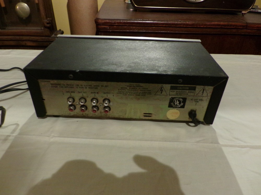 Realistic 31-1988A Frequency Equalizer 5-Band EQ - UN-TESTED