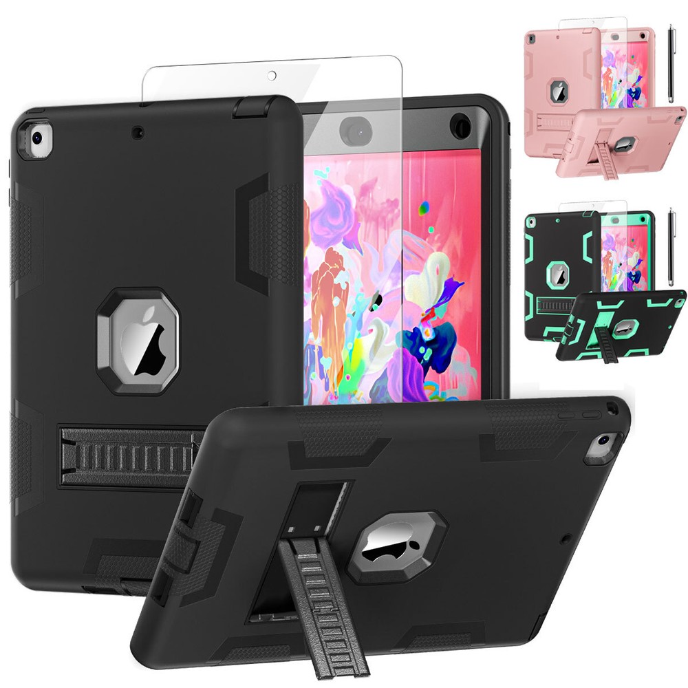 For iPad 5th 6th Generation Case Shockproof Heavy Duty Cover + Screen Protector