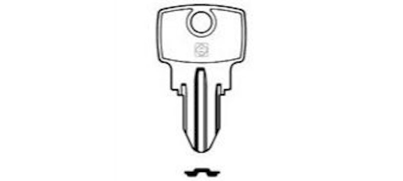 Key blank Pair -Suits older B & D Roller Doors -LW17 Key Blank-Free Postage!