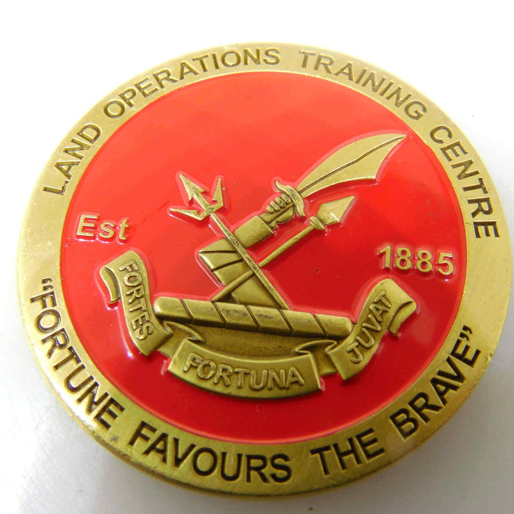 TRADE TRAINING SCHOOL LAND OPERATIONS TRAINING CENTRE CHALLENGE COIN