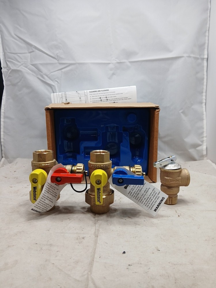 Webstone 3/4 in. EXP Ultra-Compact Tankless Water Heater Service Valve 42443 OB