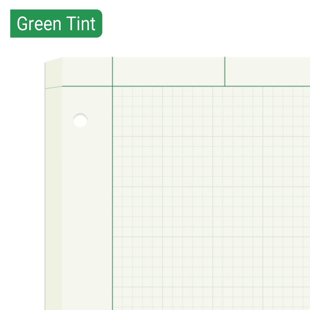 suituts 6 Pads Engineering Paper Notebook, Engineering Computation Pad, 8.5X1...