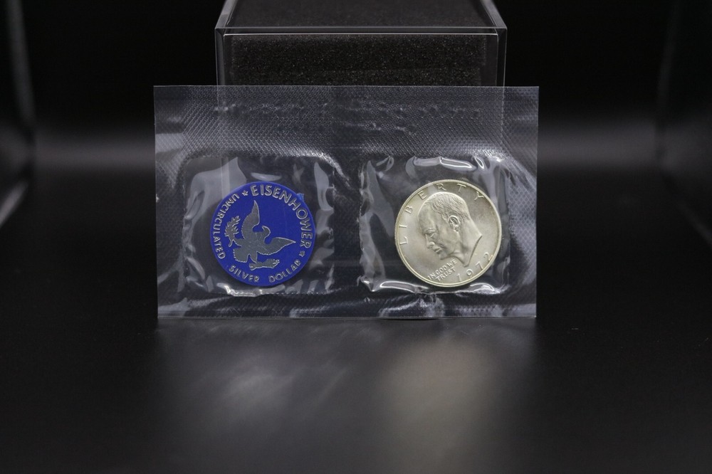 1972 Eisenhower Uncirculated Silver Dollar - S |IA