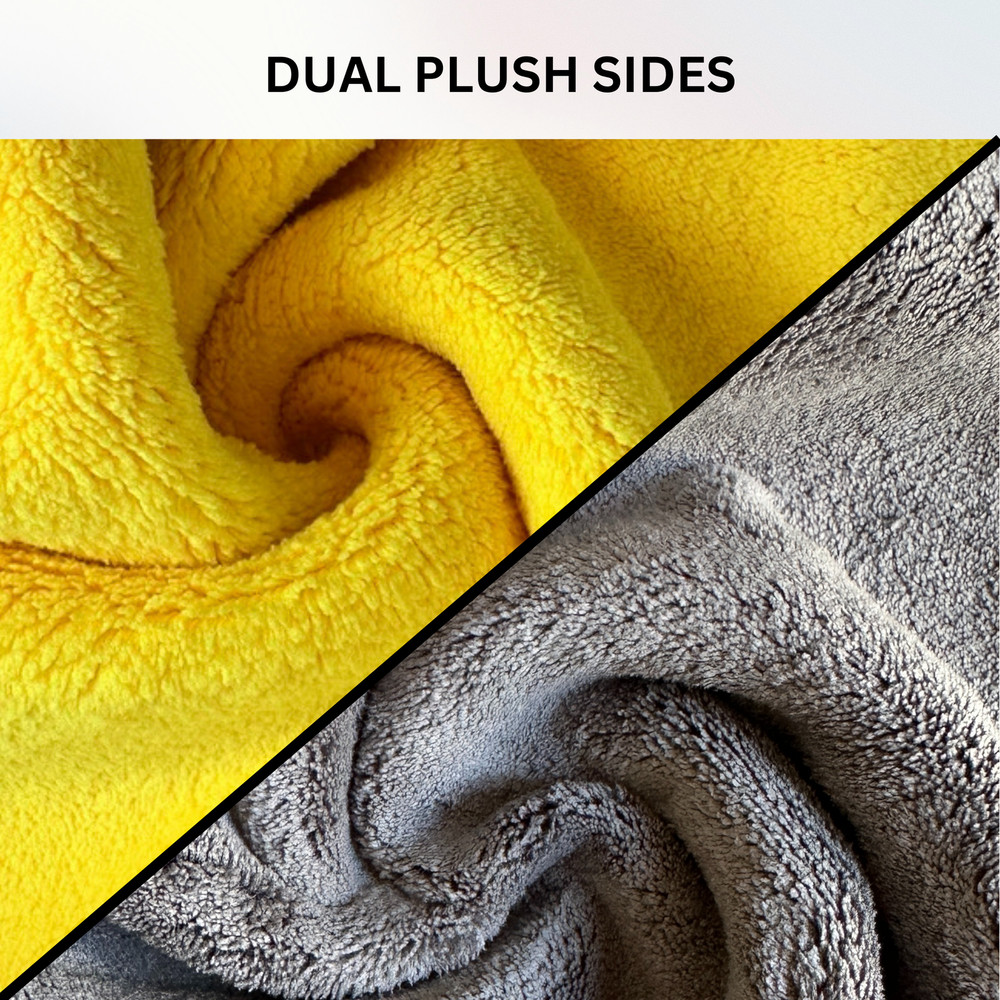 Car Detailing Microfiber 600 GSM - 3 Pack
