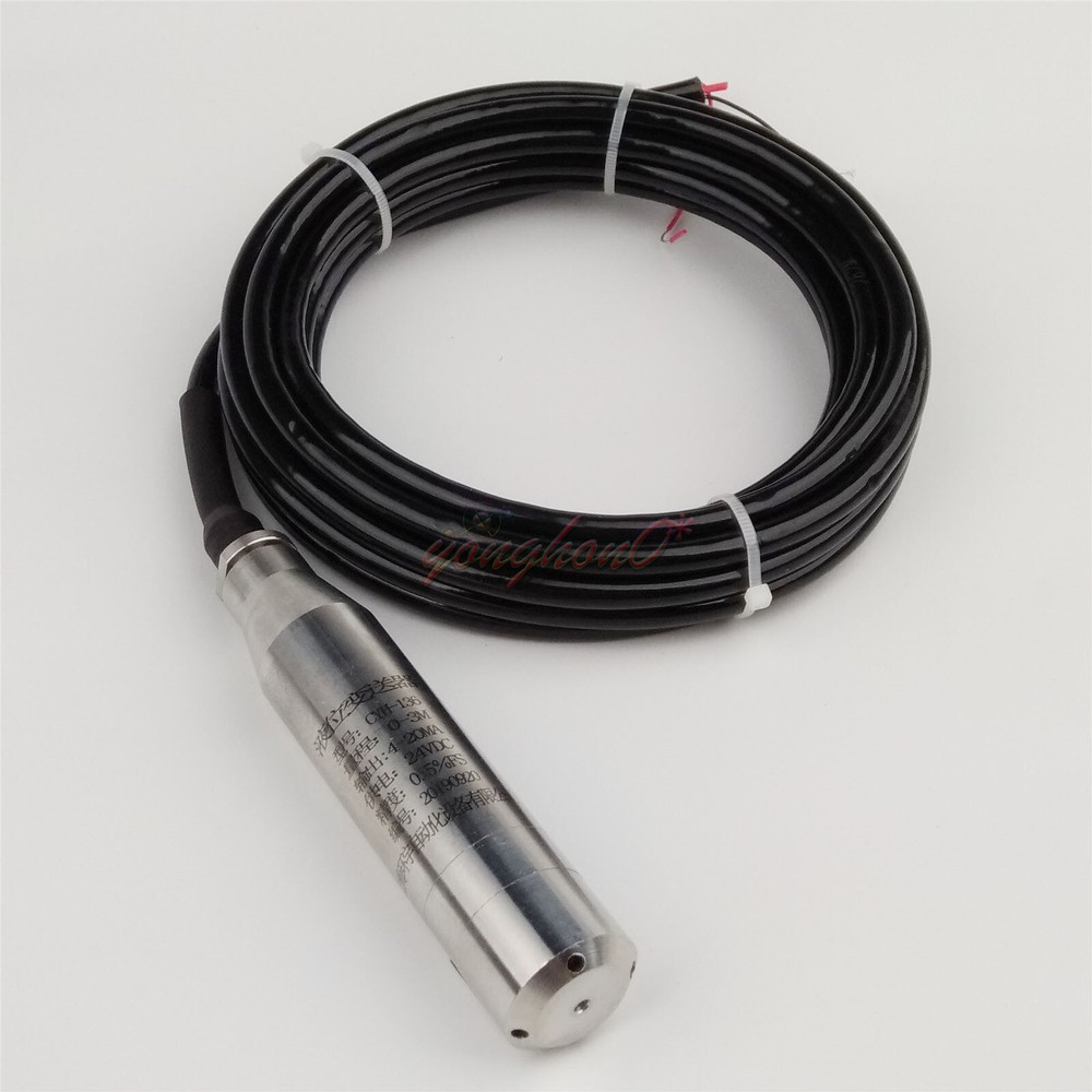 4-20MA Water Level Transmitter Liquid Level Transducer Sensor 0.5m Range