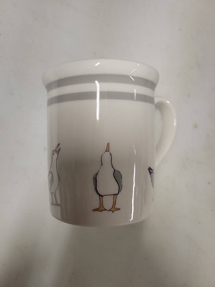 Set of 5 shard coffee mugs