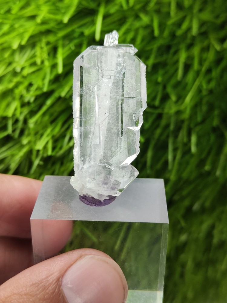 Faden Quartz DT Transparent Crystal Has Good Luster & Nice Termination