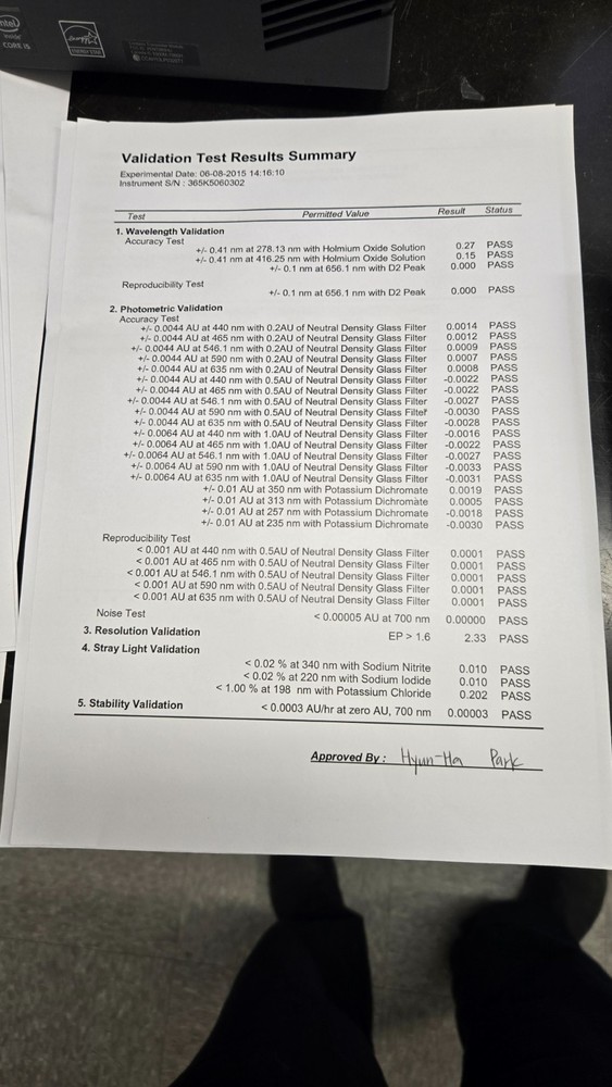 Perkin Elmer Lambda 365 UVVIS