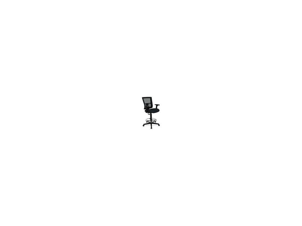 Lorell Drafting Stool Chair 27"x25"x48" Black 43100
