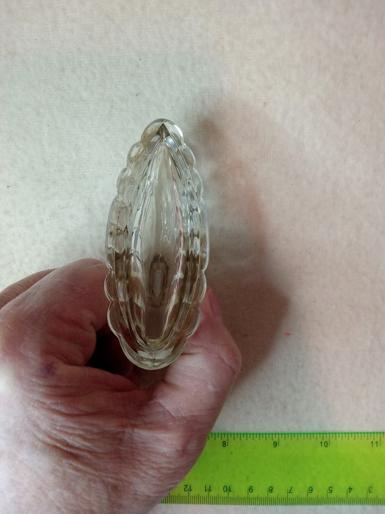 1950s Perfume bottle, small, retro look, empty. no markings, MCM