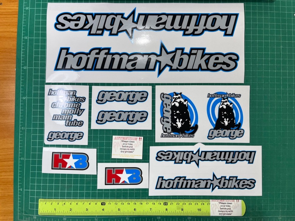 Hoffman george bmx decals