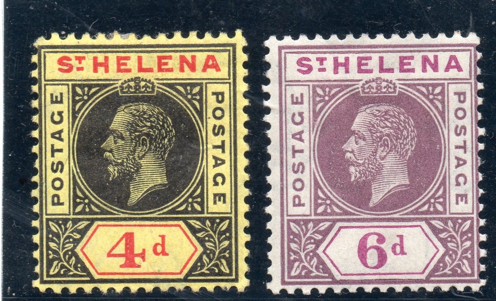 St Helena 1913 set SG 85-6 mint