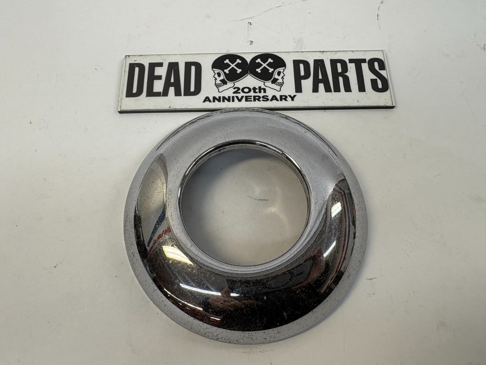 Harley chrome front moon mini hub cover cap