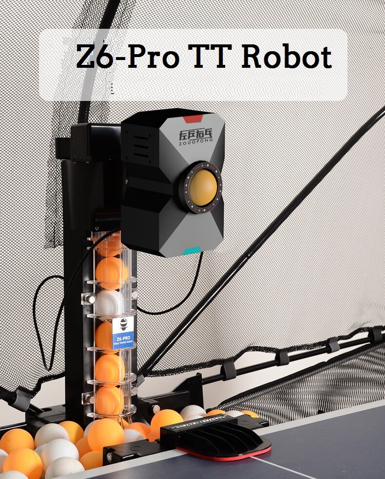 Ping Pong Ball Training Machine Table Tennis Robot Wireless Control Programmable