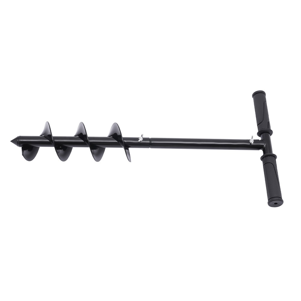 Hand Post Hole Digger Ground Digger Earth Auger Planter with Non-Slip Handle