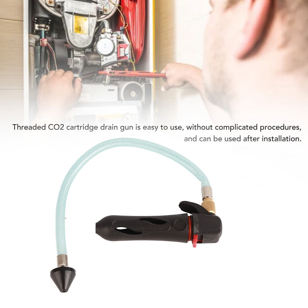 Threaded Drain Gun Safe Ingredients Environmentally Friendly Portable CO2