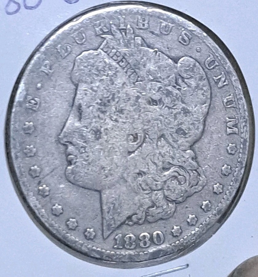 1880-O $1 Morgan Silver Dollar