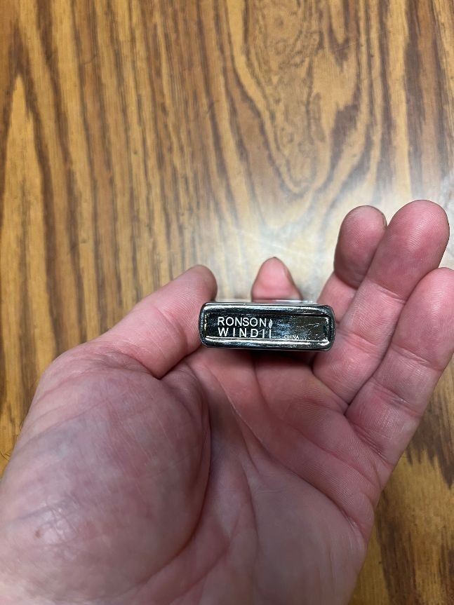 Ronson Wind II Working Chrome Windproof Lighter