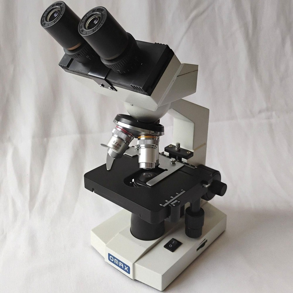 OMAX Microscope, Celestron Digital Imager, and accessories