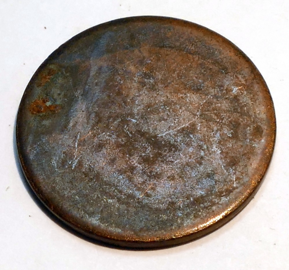 24.5mm Brass Copper coin   Unstruck Planchet Error