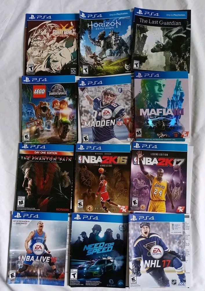 Playstation 4 Replacement Cover Art