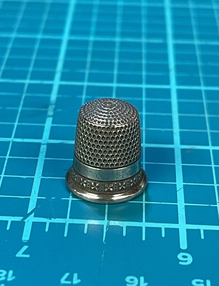 Vintage Sterling Silver Thimble