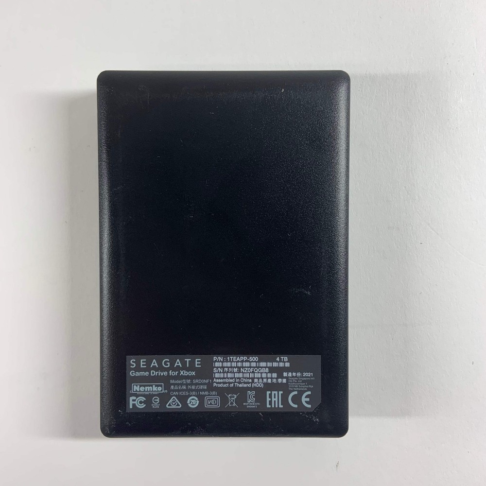 Seagate 4TB Xbox External Hard Drive SRD0NF1