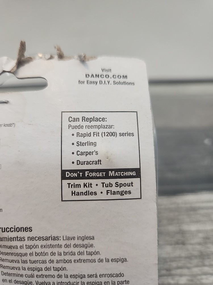 Danco Drain Stop Lift Polished Chrome [97]