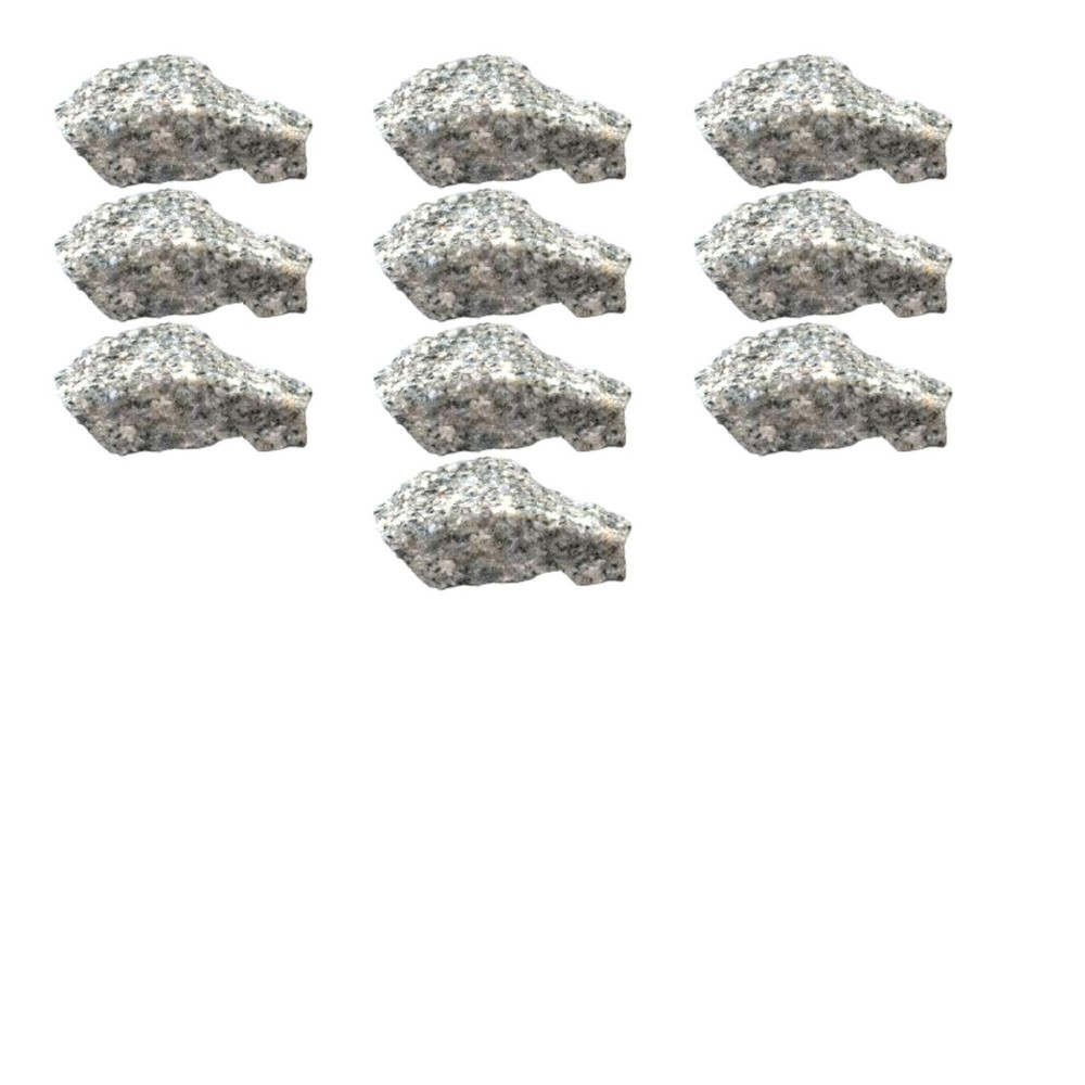 Granite, Grey-White, Pack of 10