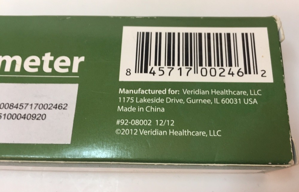 60-Second Digital Thermometer 1 Count by Theracare