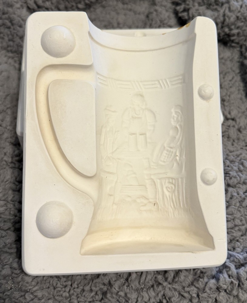 Unbranded Ceramic Casting Mold Beer Mug Stein R552