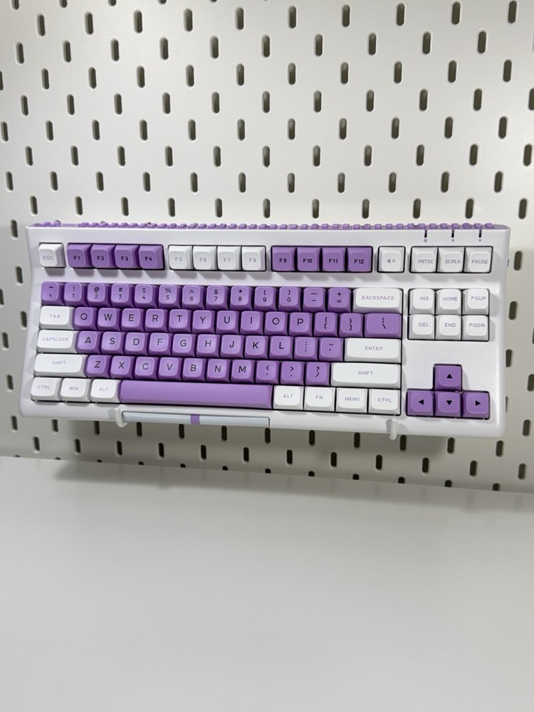 EPOMAKER BRICK 87 Mechanical Keyboard Wired Purple White