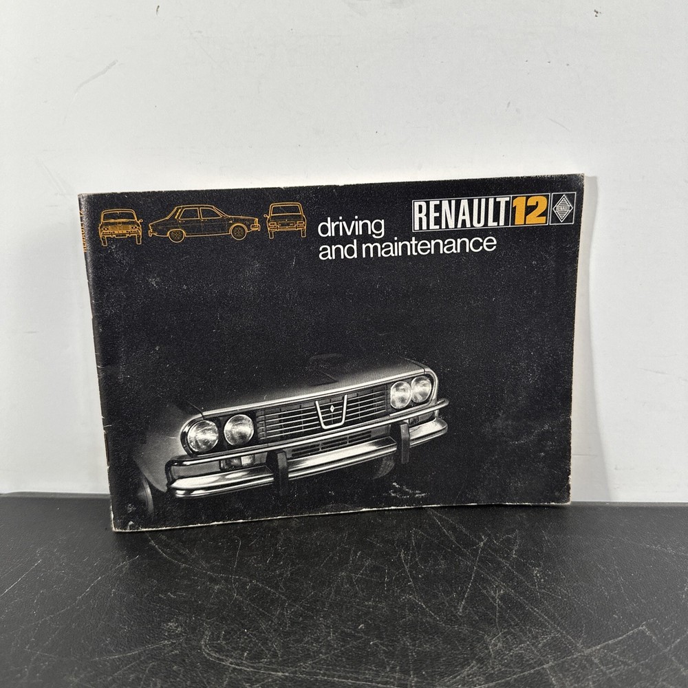 Renault 12 Drivers Handbook