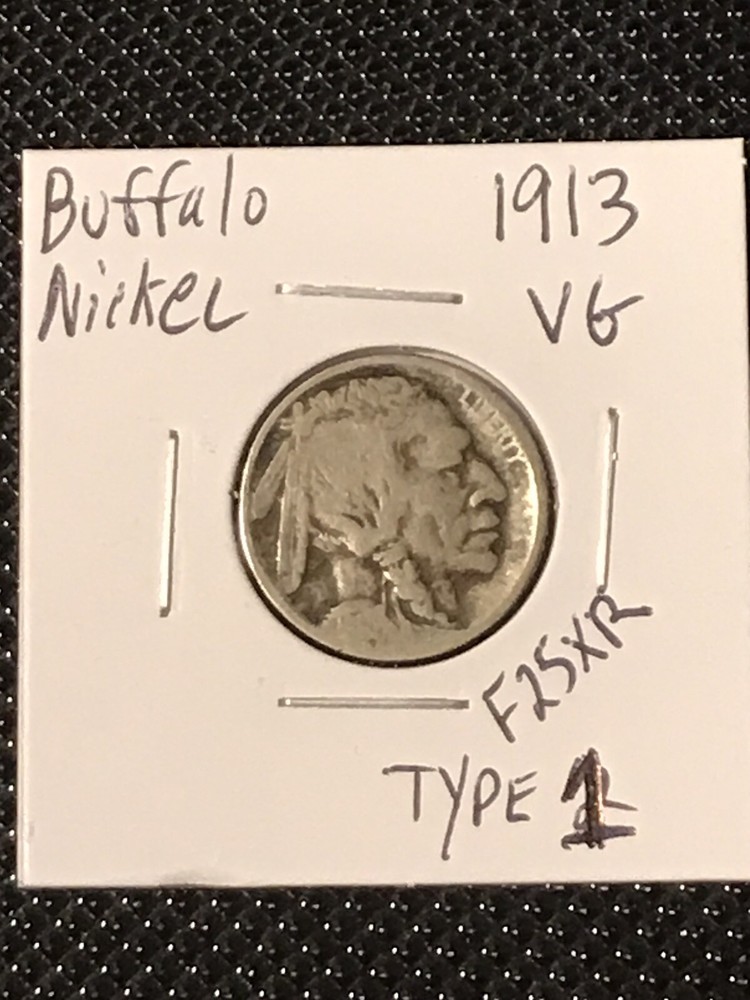 1913 Buffalo Nickel  TYPE 1   VG