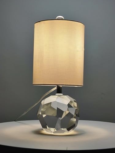 Pineapple-Shaped Cystal Table Lamp,It is a Multi-Faceted Solid Clear Crystal