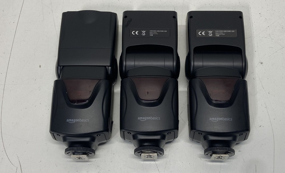 Assorted Lot of Camera Flashes and Studio Lights