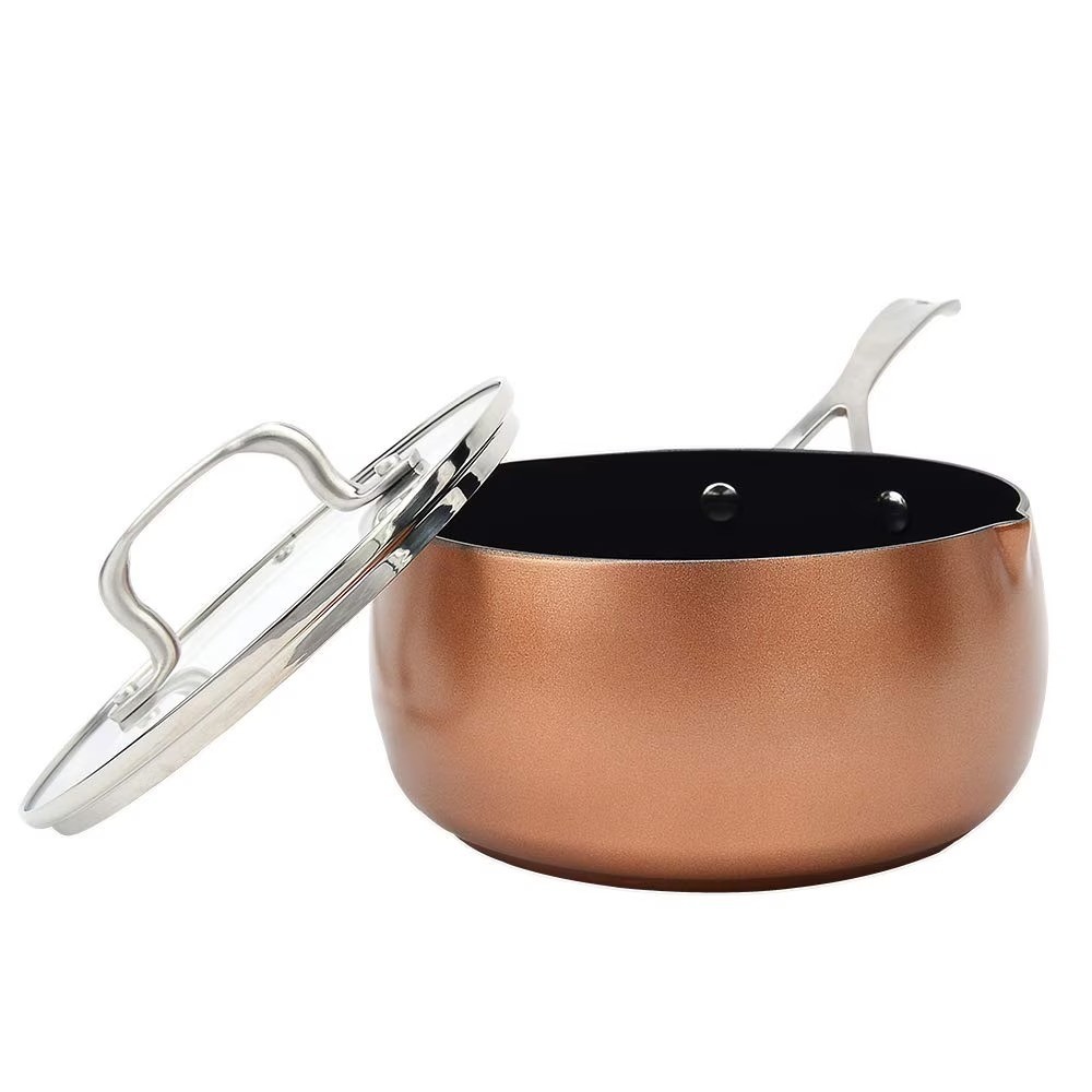 2-Quart Nonstick Saucepan with Glass Lid?Multi
