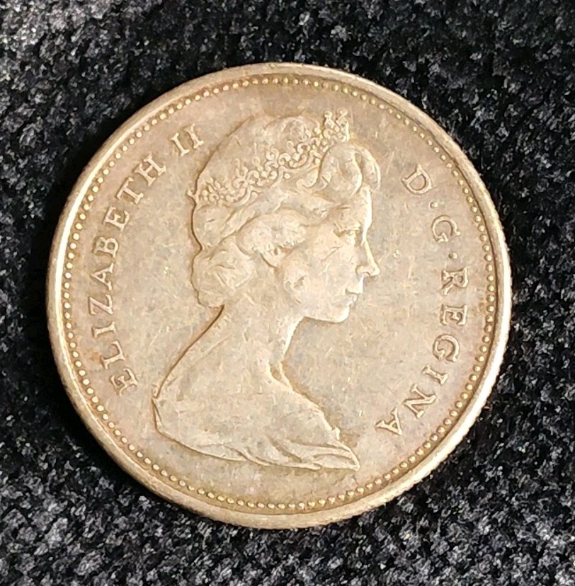 1968 Canada 25 Cents Silver